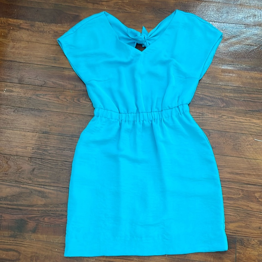 BCBG small dress like new with pockets powder blue fall  dressy like Zara